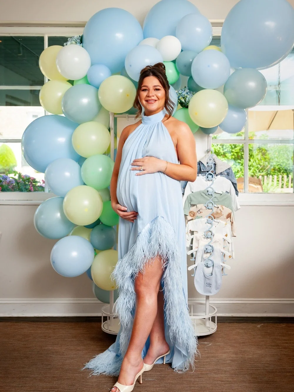 Light Blue Balloon Garland Party Decoration - Home Party Supplies